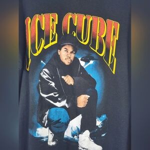 Ice Cube Men's Black Graphic T-Shirt/nk Size Large